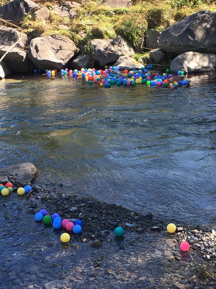 Play Balls in Waikanae River